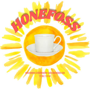 Honefoss Porcelain Mug | Gelas Kopi | Cangkir Teh Keramik  | Cangkir Kopi Susu Porselen