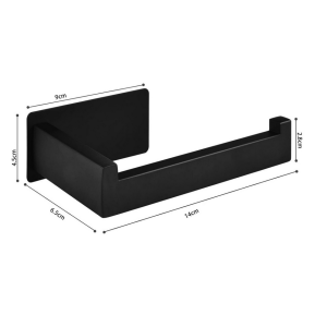 Elegant Toilet Paper Holder Towel holder. No Screws