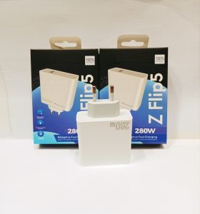 Z FLIP 5 Batok Adapter For SMSNG Fast Charger 280W Adaptor Kepala Casan HP Support Fast Charging
