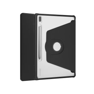 Case Samsung Tab S9 Plus 12.4 Inch FE+ 2023 SM X810 X816 X816B Flip Cover Acrylic Casing Kesing Putar Stand Horizontal Vertikal