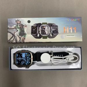 laza New H11 Smart Watch Flashlight Illumination 1.96-inch Screen Supports Sports Heart Rate Bluetooth Call Information Reminder and Other Functions智能手表H11