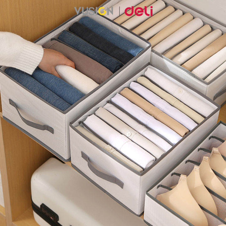 Vusign 7/9 Grid Stackable Clothes Organizer Clothes Compartment