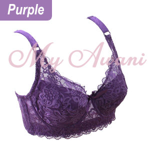 Full CUP C/D Lace BRA Wired PLUS SIZE MAYA #34C-#46D Cotton Padding Thin Span / Coli Wanita berdawai Span Nipis Saiz Besar