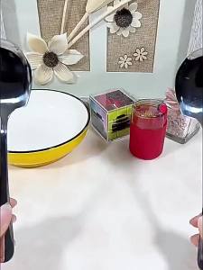 Large Stainless Steel Serving Spoon Long Handle Multifunctional Fruit & Mixing Spoon