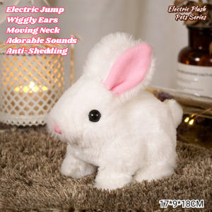 Electric Rabbit Toys Kids Bunny Robot Pet Walking Animal Children Birthday Gift 电动毛绒兔