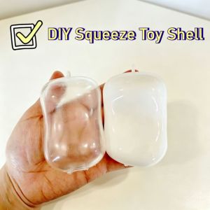 BECOME Simulation DIY Empty Ball Skin Soap Soft TPR DIY Pressure Ball Kit Reusable Slow Rebound Handmade Ball Skin Adults Beginners