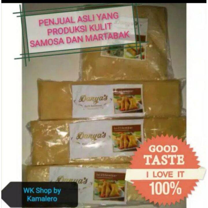 Kulit Samosa Sambosa Besar 32 Cm X 8 8 Cm Isi 25 Lembar Lazada