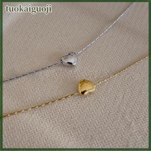 tuokaiguoji Minimalist Clavicle Necklaces For Women Tiny Heart LOVE Necklaces Dainty Fashion Jewelry