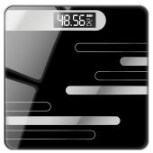 เครื่องชั่งน้ําหนักดิจิตอล 0.1-180KG แสดงอุณหภูมิ Electronic weight scale แถมสายวัด+แบตเตอรี่ฟรี