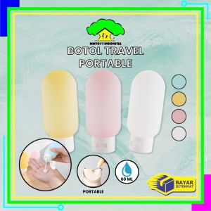MI-C852 Botol Travel Portable Tempat Sabun Cair Botol Sabun Lotion Travelling / Travel Botol Refill Plastik Fliptop Tempat Isi Ulang Cosmetic