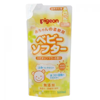 [3-Pack] Pigeon Baby Laundry Softener Scented 500ml Refill (JP)
