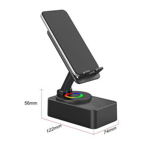 Wireless BlueTooth Speaker With 360° Phone Stand 3 in 1 Mobile Phone Holder BT Speaker Power Bank