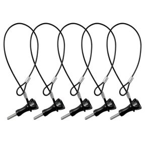 5 Bộ thép không gỉ Dây treo an toàn dây buộc cho Gopro Hero 13 12 11 chống mất tay dây đeo cổ tay treo dây thừng cho DJI insta360 X5