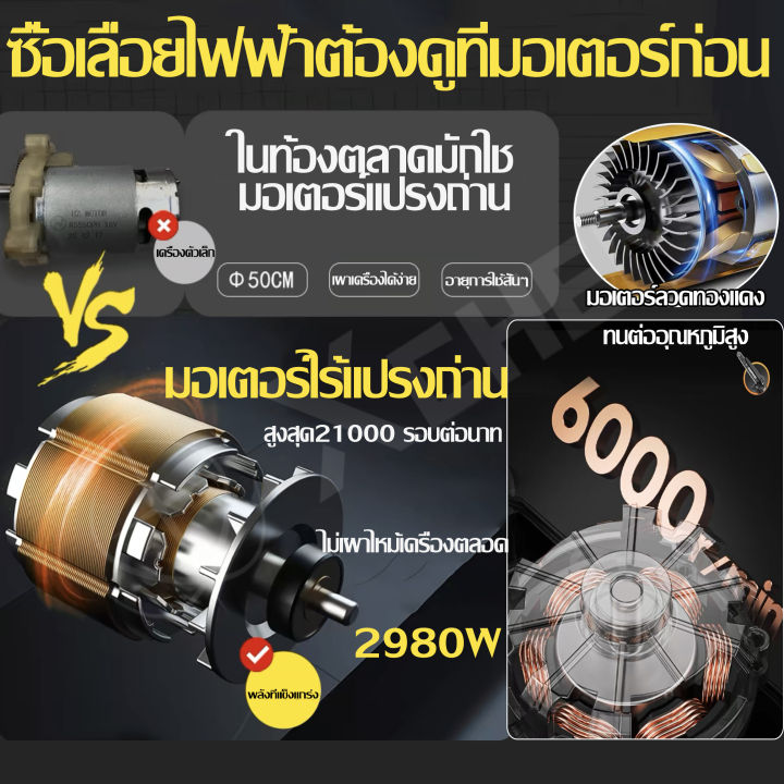 🔥ขยายได้ถึง10 เมตร🔥 เลื่อยไฟฟ้าแบต เลื่อยไฟฟ้า 6นิ้ว เลื่อยโซ่ไฟฟ้า ...