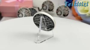 1 Year Sobriety Chips Butterfly Tree of Life AA Coins Serenity Prayer Sobriety Coin - One Years AA Medallions Recovery Chip Sober Token for Narcotics Alcoholics Anonymous Recovery Sober Gifts