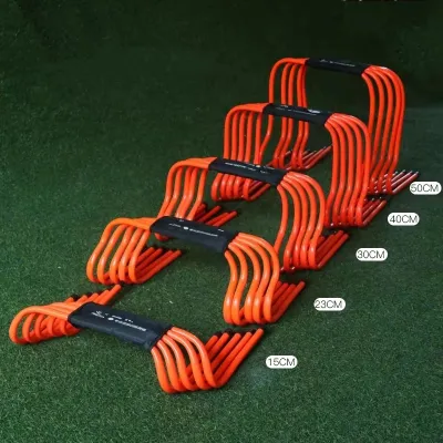 5pcs-15cm/23cm/30cm/50cm Training Hurdle Frame Bending Hurdle Agile Jumping Ladder Basketball Training Equipment Soccer Training Equipment Volleyball Training Equipment Sports Training Equipment 15cm/30cm/50cm
