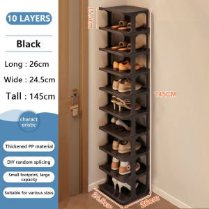 KUKI Multi-Layers Shoe Rack Organizer Simple Storage Rack For Dormitory Shoe Storage Organizer Shelf