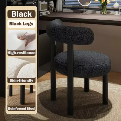 Nordic Style Single Lazy Sofa Chair Lounge Chair Makeup Vanity Chair Dressing Chair for Bedroom