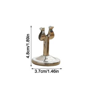 MUSCLEX U Shape Table Number Holder Stable Base Seat Clamp Price Display Rack Portable Stainless Steel Name Card Holder Table Accessories