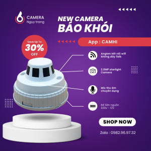 BÁO KHÓI" CAMERA WIFI 2.0MP FULL HD Siêu nét - " ĐẠI HẠ GIÁ "