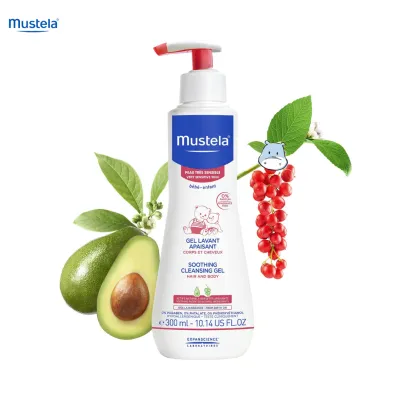 Mustela Sensitive Skin Soothing Cleansing Gel 300ml (Exp: 02/2024)