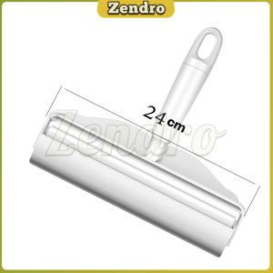 ZEO Floor Hair Sticky Roller Sticky Dust Paper Tearable Adhesive Brush Lengthened Household