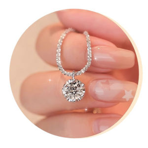 Dây Chuyền Bạc Kim Cương Sáng Lấp Lánh Sang Trọng Quí Phái DCGAIBACZIRCON18