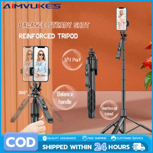 L16 Tripod Bluetooth Selfie Stick Gimbal Stabilizer Camera Tripod 1600mm with Remote Control DN【24 hours Delivery】COD