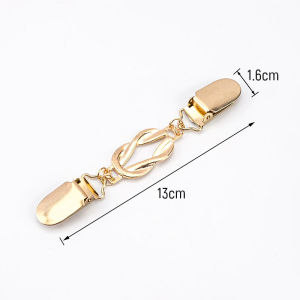 YoPo 1Pc New Fashion Shawl Brooch Sweater Blouse Pin Duck Clip Clasps Cardigan Clip