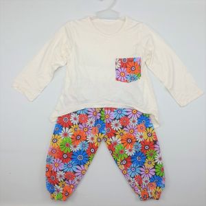 Setelan Baju Muslim Anak Terbaru Kerudung Baju Anak Perempuan 1-2 Tahun 555