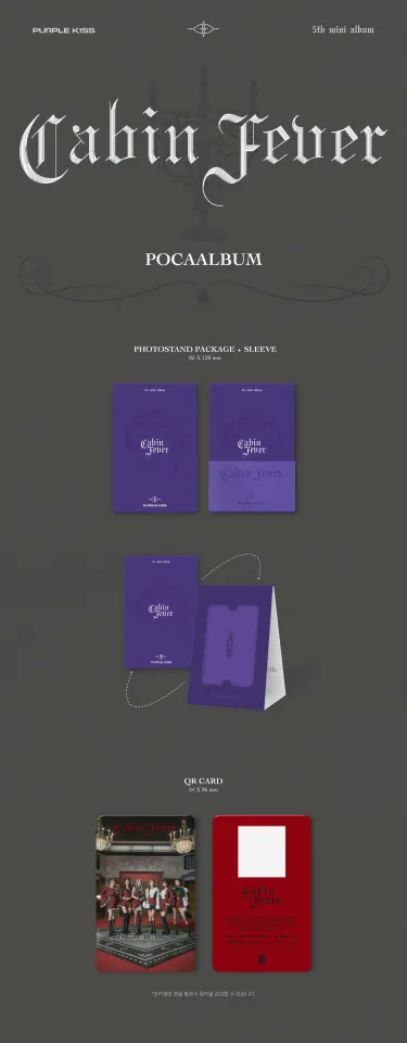 PURPLE KISS 5th Mini Album Cabin Fever POCA Ver. | Lazada