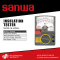 SANWA DM509S ANALOG INSULATION TESTER MADE IN JAPAN. 