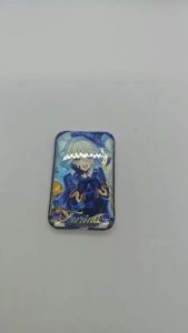 Furina Square Tin Button Badge Pin 45x70mm Shimmer Glitter Film Collectible Anime Merch Itabag Decoration Display Gift for Fans