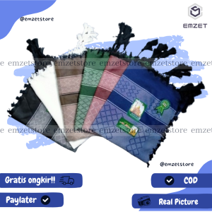 SORBAN MURAH AL-MINA SORBAN HAJI /SORBAN PRIA   WARNA/SORBAN  BISA BAYAR DITEMPAT/COD
