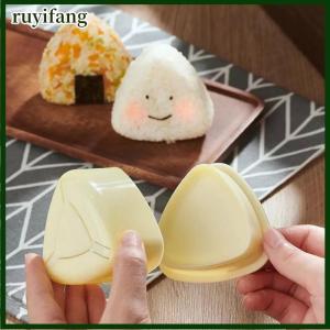ruyifang 2PCS DIY Sushi Mold Onigiri Rice Ball Food Press Triangular Sushi Maker Mold Japanese Home Kitchen Bento Accessories Tools