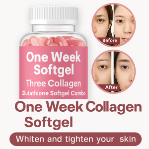 1 Week Glutathione Gummy 3X Whiter Skin Collagen Boost Halal Certified Fast Results Free Shipping  One Week Collagen Gummy Three Glutathione Gummy Collagen Gummy One Week Beauty Gummy