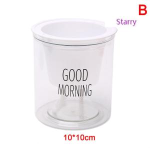 Starry Transparent Flower Pot Self-Watering Plant Flower Pot Home Garden Decoration