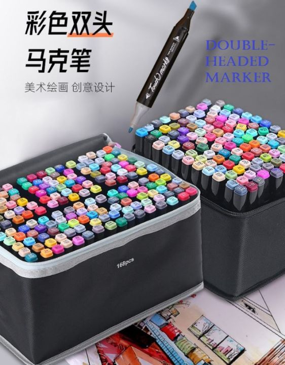 Touch Art Markers Brush Pen Drawing Art Supplies Marker Pen Set Twin