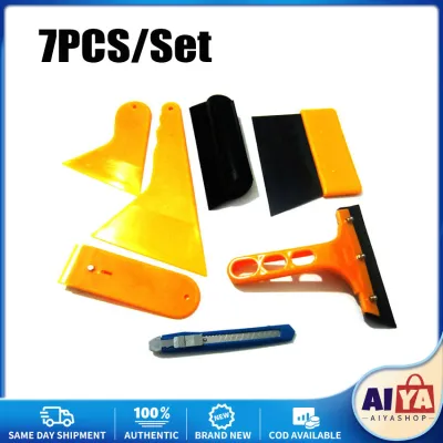 ★Same Day Shipping★ Vehicle Glass Protective Film Squeegee Car Window Wrapping Tint Vinyl Installing Tool Squeegees Scrapers Film Cutters Kit Anne Car Accessories Car-Film-Tools