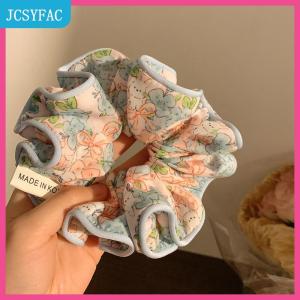 JCSYFAC Hàn Quốc thời trang hoa scrunchies phụ nữ Cô Gái Đàn hồi tóc ban nhạc cao su phụ kiện Tie tóc vòng dây headdress mũ nón