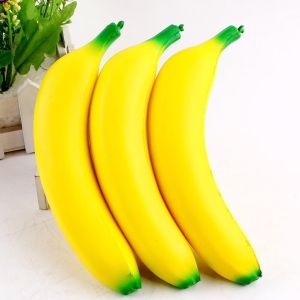 Cute Soft Squeeze 45cm Giant Jumbo Banana Stretch Squishy Toy Slow Rebound Hand Pinch Sensory Anti Stress Relief Fidget Toys | Mainan Picit Melegakan Tekanan Comel Kanak Kanak Fidget Squishy Toys