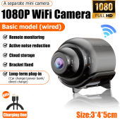 ✨Video playback for 360 days✨  4k wireless camera cctv mini camera spy spy hidden camera security camera wireless cctv camera for home 360° rotation with night vision 迷你摄像头