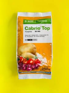 Cabrio Top 60WG fungisida sistemik mengendalikan penyakit antranoksa kemasan 500grm 250gr dr basf
