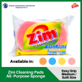 Zim Cleaning Pads - All-Purpose Sponge. 