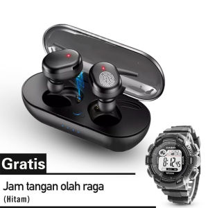 WS Headset bluetooth super bass Y30 asli earphone Bluetooth Original henset True wireless earbuds hifi stereo sound Headset full bass jernih Untuk semua hp earphones bluetooth 5.0 Auto pair and anti