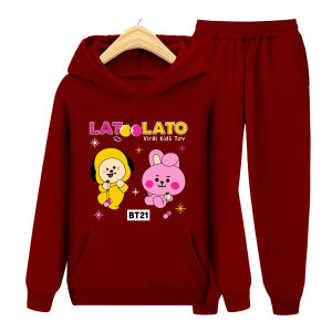 YMF - Setelan Sweater Hoodie BT Lato Lato | Anak-Remaja ( SET Hoodie - BT LATO LATO )®