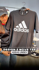 adidas Men Aeroready Design 2 Move FeelReady Logo Tee Shirt Baju Lelaki (GT3109) Sport Planet 31-44