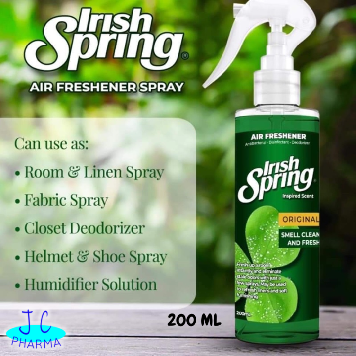 Authentic Irish Spring Scent Air Freshener Sprayer Bottle (250ml)
