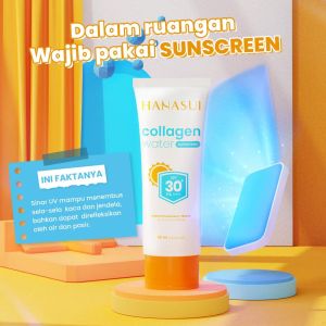 Hanasui Sunscreen Collagen Water SPF 30PA++ 30ml || Sunscreen Hanasui POM