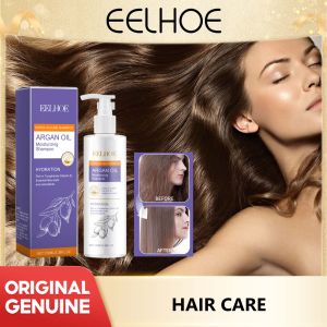 EELHOE Argan Oil Moisturizing Shampoo Deep Cleaning Scalp Moroccan Nut Oil Fluffy and Abundant Shampoo Cleanses Fluffy and Shiny Hair Nourishing Shampoo 100ml